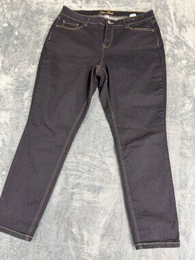 Copper Flash Womens Curvy Fit Dark Wash Jeans 18W